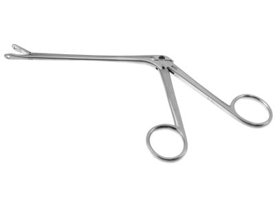 Ferris-Smith sponge and fragment forceps, 7 1/2'',working length 105.0mm, straight, 6.0mm x 8.0mm serrated jaws, ring handle