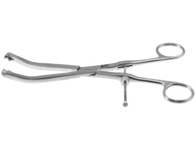 Fibula forceps, 8 1/2'',angled jaws, ring handle with speed lock