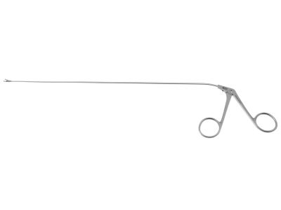 Feder-Ossoff micro laryngeal cup biopsy forceps, working length 230mm, straight, 1.0mm round cup jaws, ring handle