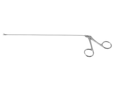 Jako micro laryngeal cup forceps, 9 1/4'',working length 235mm, straight, 2.0mm round cup jaws, ring handle