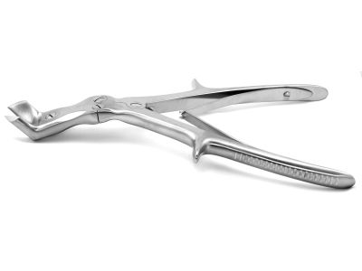 Key-Horsley-Stille bone cutting forceps, 10'',double-action, angled jaws