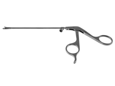 Kuhn nasal cutting forceps, angled 90º up, straight thru-cutting 1.5mm cup jaws, ring handle