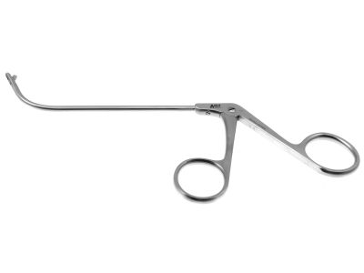 Kuhn nasal cutting forceps, angled 60º up, straight thru-cutting 2.5mm cup jaws, ring handle
