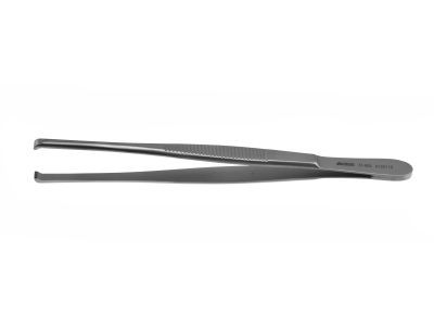 Martin tissue forceps, 6'',straight, 7x8 teeth, flat handle
