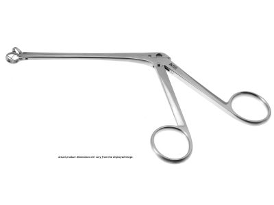 Meltzer adenoid punch forceps, 8 1/4'',working length 120mm, size #1, round 6.0mm basket, 5.0mm bite, ring handle
