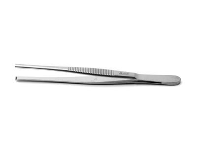 Microsurgical clamp applying forceps, 5 1/2'',straight, for clamps size B-3 (1.0mm - 2.25mm), flat handle, without lock