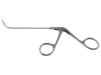 Punch biopsy forceps, 7 1/4'', single-action, 70º short curve, 2.0mm x 6.0mm horizontal thru-cutting jaws, ring handle