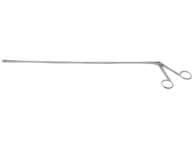 Roberts biopsy cup forceps, working length 400mm, angled, 4.0mm cup jaws, used through 8.0mm scopes, ring handle