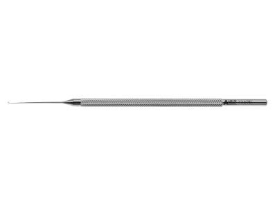 Devgan intraocular suturing hook, 4 1/2'',delicate, pigtail tip, round handle