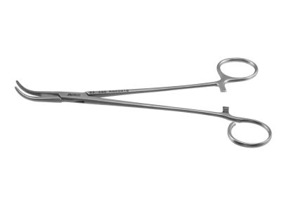 Schnidt-Sawtell artery/tonsil forceps, 7 1/2'',fully curved jaws, open ring handle