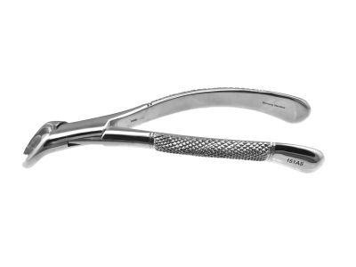 Simpson oral surgery exodontia extraction forceps, 6 3/4'',#151X, lower, squeeze handle