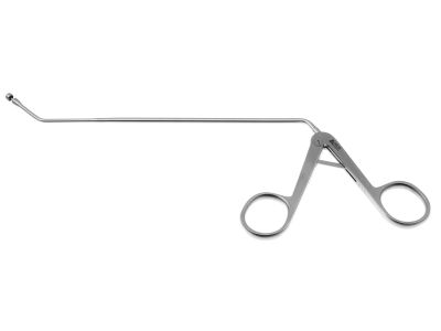 Stammberger circular cutting punch forceps, 8'',working length 160mm, angled up 45º, 4.5mm diameter bite, ring handle
