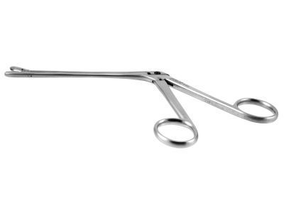 Takahashi nasal forceps, 6 7/8'',working length 110mm, straight, 4.0mm x 10.0mm oval jaws, ring handle