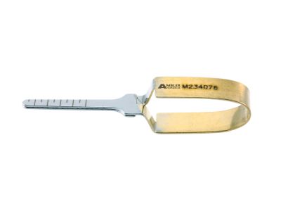 Biemer vessel clip, 9.0mm jaw length, 5.0mm jaw opening