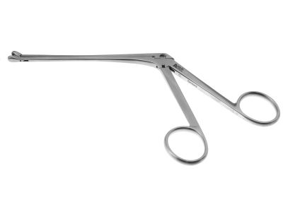 Watson-Williams nasal polyp forceps, 7 1/8'',working length 100mm, #1, straight, 6.0mm x 8.0mm cup jaws, no cutting edge, ring handle