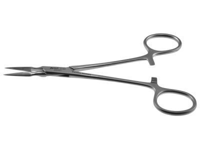 Williams splinter forceps, 5 1/2'',straight, serrated jaws, ring handle