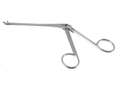 Blakesley nasal cutting forceps, 7 1/8'', size #0, angled up 45º, 3.5mm x 7.0mm thru-cutting cup jaws, ring handle