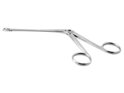Weil-Blakesley sinus forceps, 7'',working length 100mm, size #2, straight, fenestrated, 5.0mm x 10.0mm oval jaws, ring handle