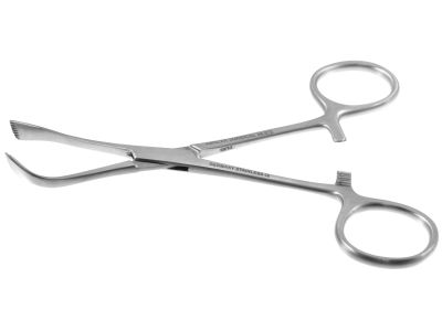 Lorna-Edna non-perforating towel clamp forceps, 5 1/4'',ring handle