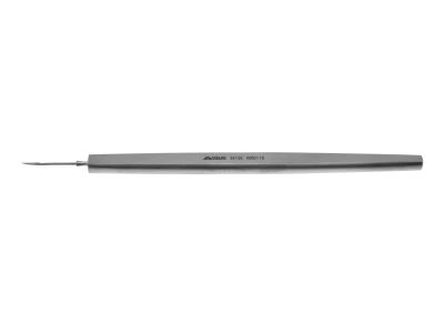 Ziegler knife needle, 4 1/2'',5.0mm blade, square, flat handle