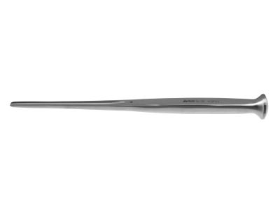 Alexander mastoid gouge, 7'',straight, 4.0mm wide blade, flat handle