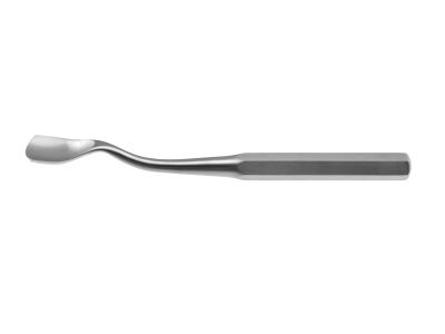 Gouge, 9'',swan neck, 25.0mm wide blade, hexagonal handle