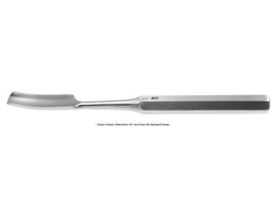 Hibbs gouge, 9 1/4'',curved, 10.0mm wide blade, hexagonal handle