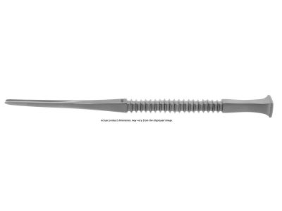Read nasal gouge, 7'',straight, 3.0mm wide blade, flat handle