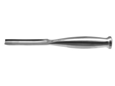 Smith-Peterson gouge, 8'',straight, 12.5mm wide blade, round handle