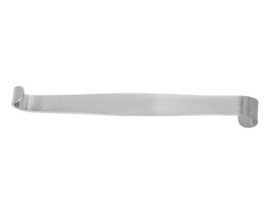 Luer ''S'' trachea retractor, 4 1/4'', double-ended, 8.0mm and 11.0mm blades, flat handle