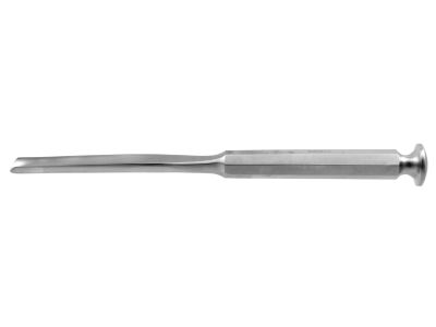 Stille-type gouge, 8'',straight, 12.0mm wide blade, hexagonal handle
