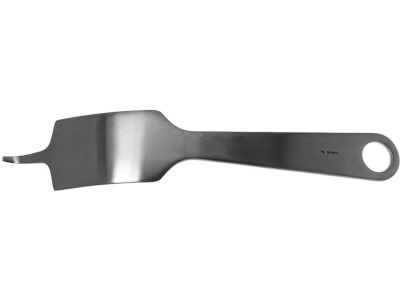 Hohmann retractor, 9 1/2'', 43.0mm wide blade, flat 1-hole handle
