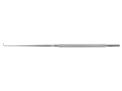 Adson dura nerve hook, 8'',angled 90º, 5.0mm blunt hook, round handle