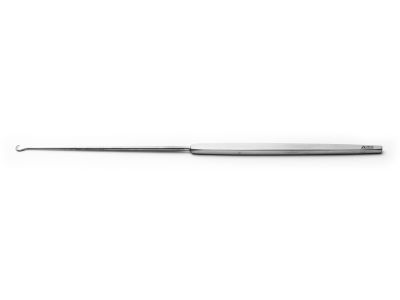 Converse-Gillies skin hook, 7'',large, 1 sharp prong, 3.0mm wide, flat handle
