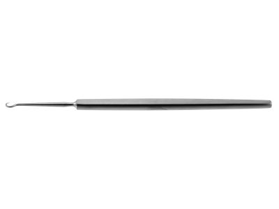 Frazier skin hook, 5'',1 sharp prong, 2.5mm wide, flat handle