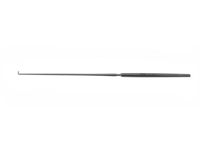 Hoen nerve hook, 9'',straight shaft, angled 90º, 6.0mm blunt hook, flat handle
