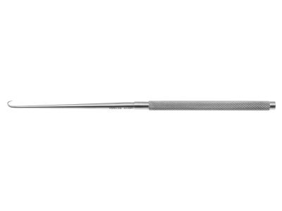 Joseph skin hook, 6 1/4'',1 sharp prong, round handle
