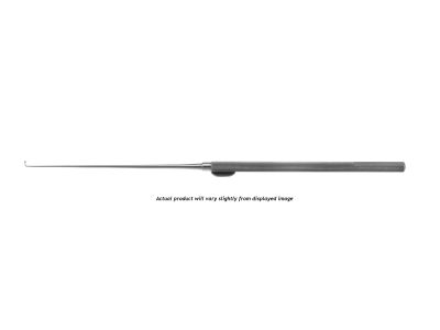 Krayenbuehl nerve hook, 7 1/4'',large, angled, 3.5mm long ball tip, round handle with finger rest
