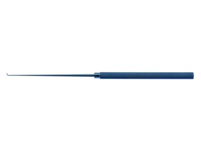 Malis nerve hooks, 7 1/4'',3.0mm wide, ball tip, round handle, titanium