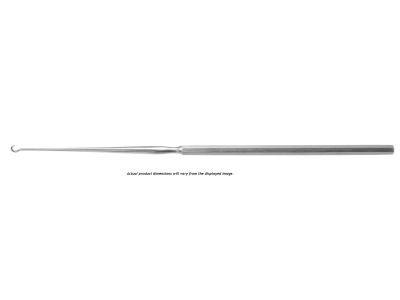 Micro skin hook, 5 5/8'',large, 1 blunt prong, 2.0mm diameter, hexagonal handle