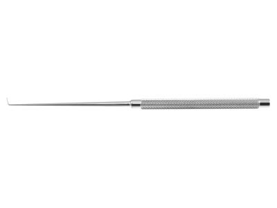 Sisson nerve hook, 6'',straight shaft, angled 90º, 6.0mm long blunt tip, round handle
