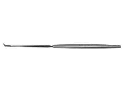 Fisher tonsil knife, 8 1/2'', slightly curved blade