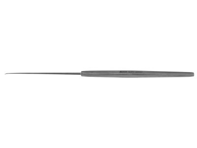 Shambaugh-Derlacki Harrison knife, 6 1/8'',straight shaft, angled 45º, very small blade, flat handle