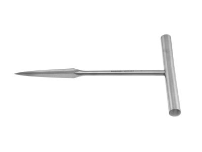 Bone awl, 5 1/2'',straight, t-handle