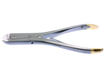 Wire cutter, 9 1/4'',double-action, straight, side cutting TC jaws, cuts up to 0.094''(2.4mm)