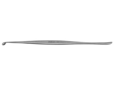 Penfield dissector, 7 1/4'',double-ended, size #1, broad dissector, sharp round spoon, round handle