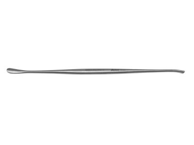 Penfield dissector, 7 1/4'',double-ended, size #2, slightly curved dissector, wax packer, flat handle