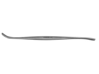 Penfield dissector, 7'',double-ended, size #3, fully curved dissector, wax packer, round handle