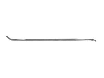 Milligan dissector, 8 1/2'',double-ended, angled and curved blades, hexagonal handle