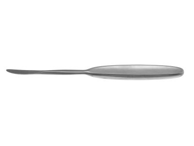 Oldberg dissector, 7 1/4'',curved blade, flat handle